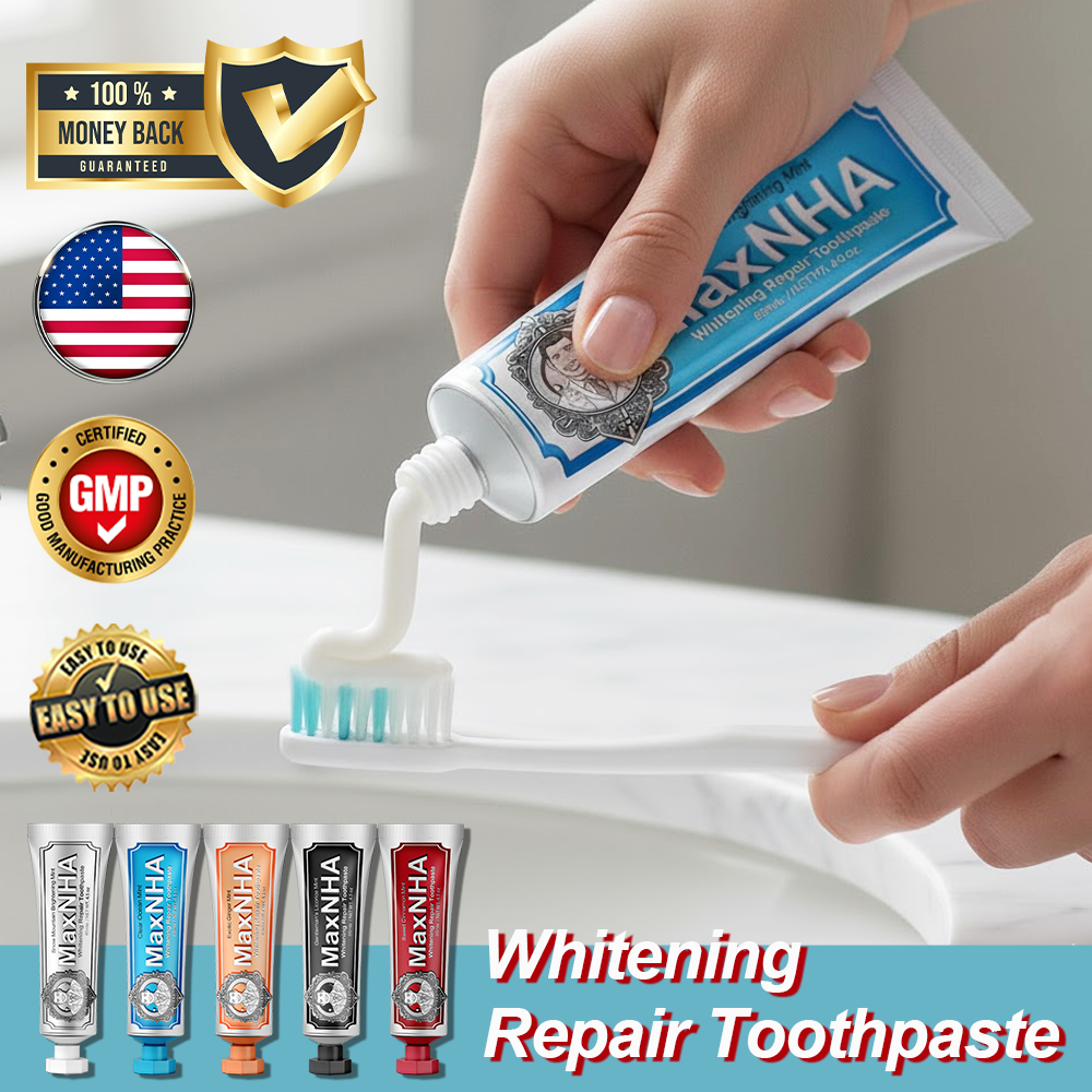 🔥TikTok Hot Sellers- MaxNHA Whitening Repair Toothpaste