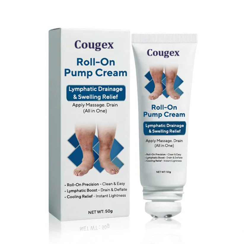 Roll-On Pump Cream for Lymphatic Drainage & Swelling Relief