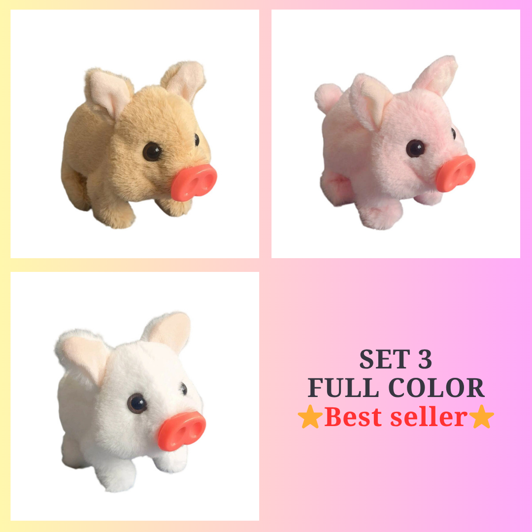 🎅Christmas Special Offer-Electric Pig Plush Realistic Toy-🎁The finest gift