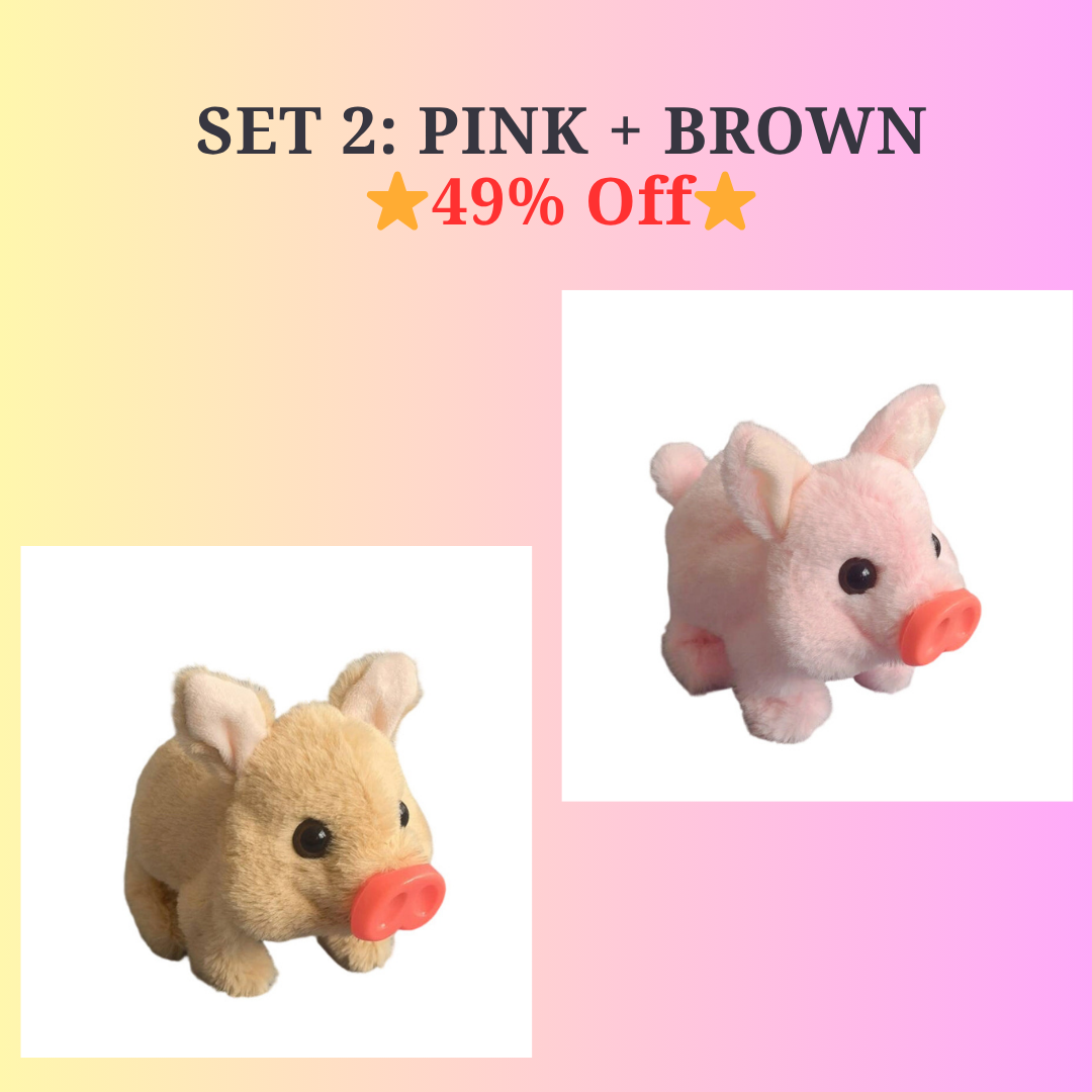 🎅Christmas Special Offer-Electric Pig Plush Realistic Toy-🎁The finest gift