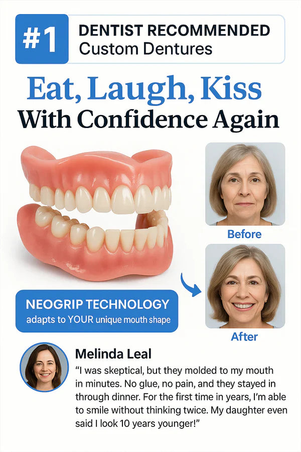 Hasecik®🦷Advanced Customized Full Denture Set🦷 (🔥10,000+ Sold In Last 30 Day)