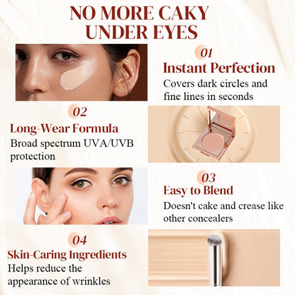 Only 37 bundles left at this price undereye & dark circle defens corrector brush duo Brushes are free!