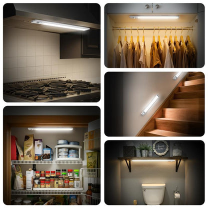 Bigger Battery Under Cabinet Light-3-Color Dimmable LED Closet Light