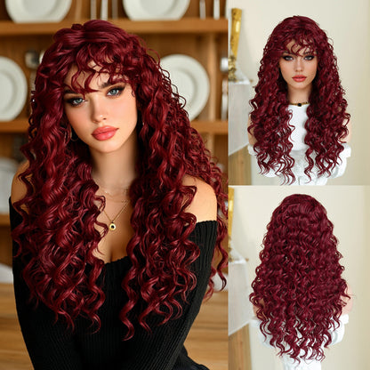 🔥Limited Time Only🔥 Effortless Shaggy Waves Big Hair Curly Hair Wig