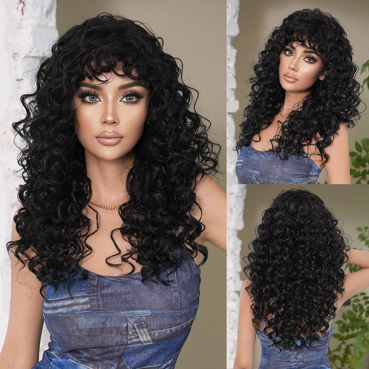 🔥Limited Time Only🔥 Effortless Shaggy Waves Big Hair Curly Hair Wig