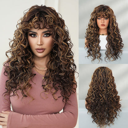 🔥Limited Time Only🔥 Effortless Shaggy Waves Big Hair Curly Hair Wig