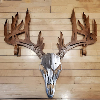 🔥Christmas gift 🎁Personalized Metal Deer Skull Rack