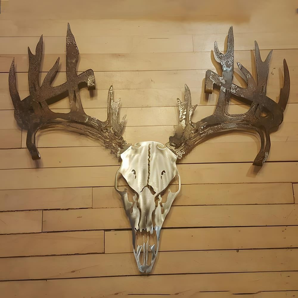 🔥Christmas gift 🎁Personalized Metal Deer Skull Rack