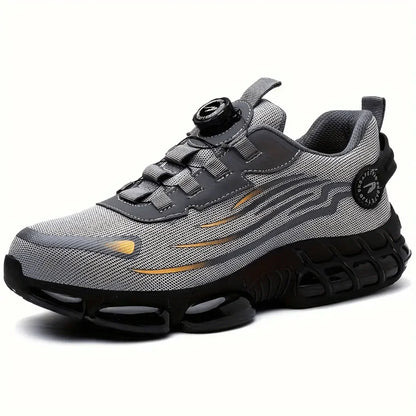 Men's Fashion Outdoor Safety Shoes - Protective Steel Toe