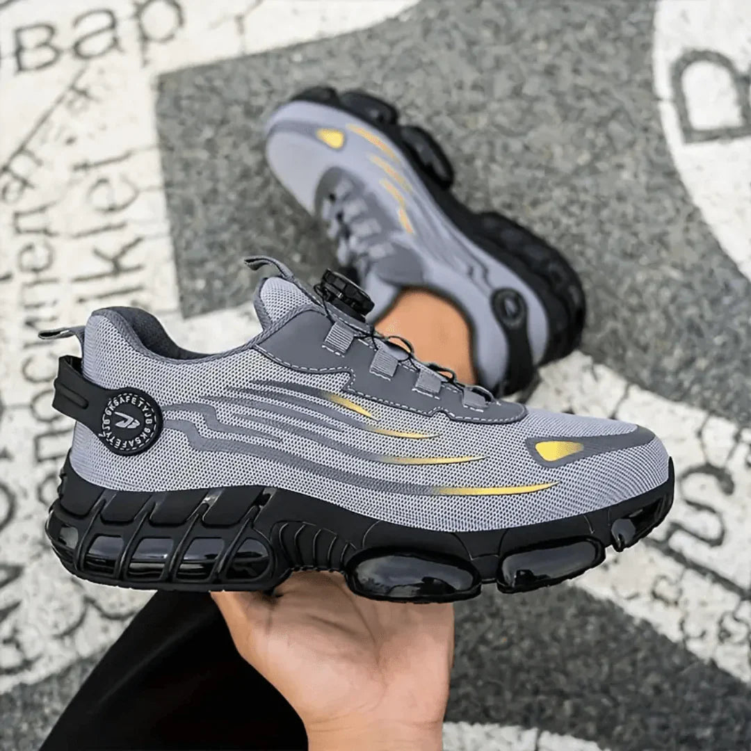 Men's Fashion Outdoor Safety Shoes - Protective Steel Toe