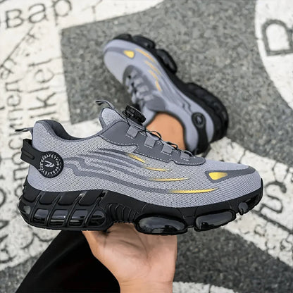 Men's Fashion Outdoor Safety Shoes - Protective Steel Toe