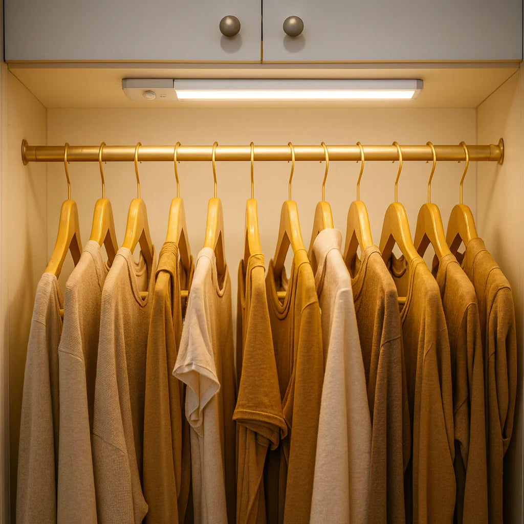 Bigger Battery Under Cabinet Light-3-Color Dimmable LED Closet Light