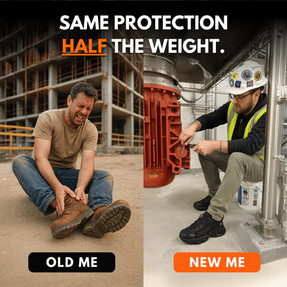 Men's Fashion Outdoor Safety Shoes - Protective Steel Toe