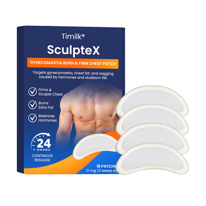 SculptXX Gynecomastia Burn & Firm Chest Patch
