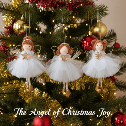 Handmade White-Gold Angels for Peace & Light