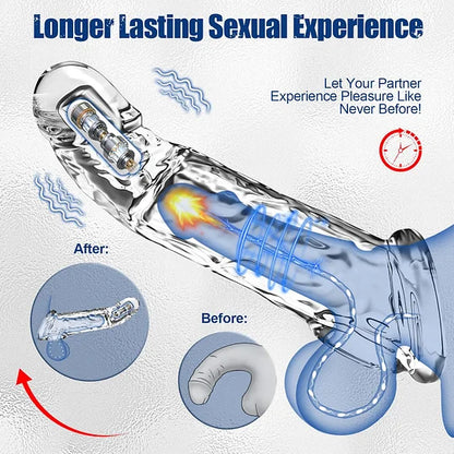 🔥🎁 2025 HOT Deal 💥Reusable Penis Extension Vibrator PRO – Makes You Longer, Harder & Unstoppable 😍