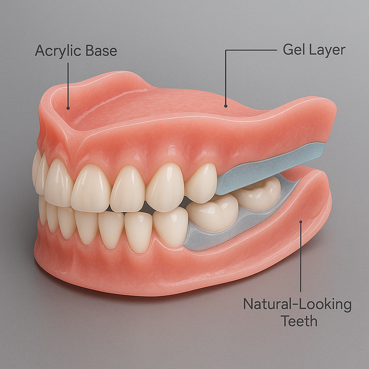 AdaptableFit Functional Dentures – Made in the USA & FDA-Certified