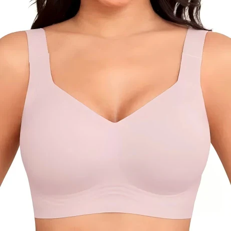 Full coverage wireless bra