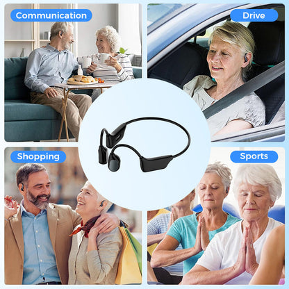 Feel the Joy. Shop the Season 💖 🔥Bone Conduction Smart Hearing Aid Bluetooth Earphones