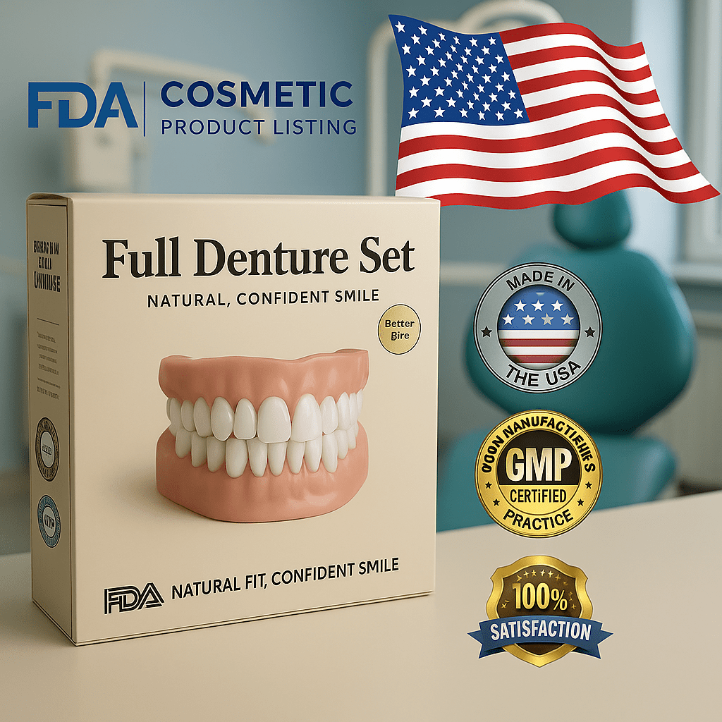 Hasecik®🦷Advanced Customized Full Denture Set🦷 (🔥10,000+ Sold In Last 30 Day)