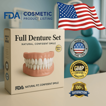 Hasecik®🦷Advanced Customized Full Denture Set🦷 (🔥10,000+ Sold In Last 30 Day)