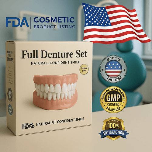 Hasecik®🦷Advanced Customized Full Denture Set🦷 (🔥10,000+ Sold In Last 30 Day)