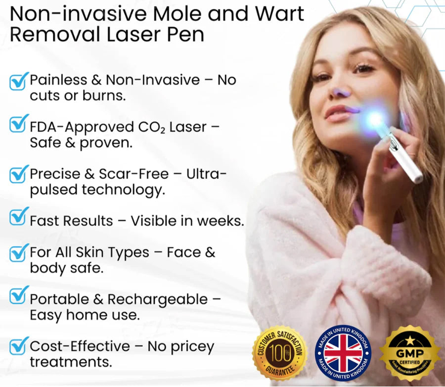 🔥【OFFICIAL STORE】 Non-Invasive Mole and Wart Removal Laser Pen