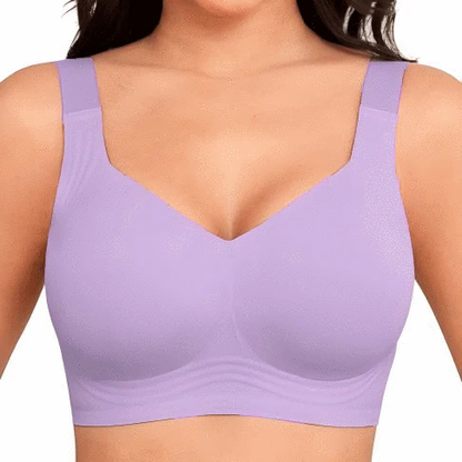 Full coverage wireless bra