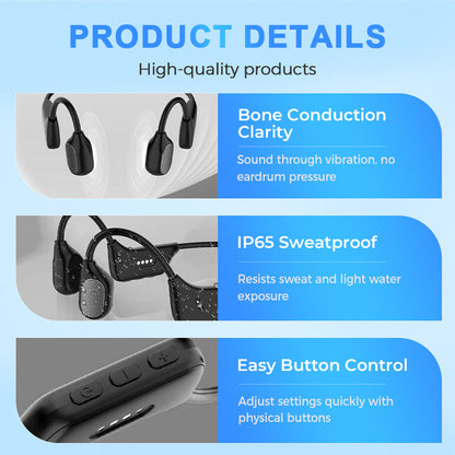 Feel the Joy. Shop the Season 💖 🔥Bone Conduction Smart Hearing Aid Bluetooth Earphones