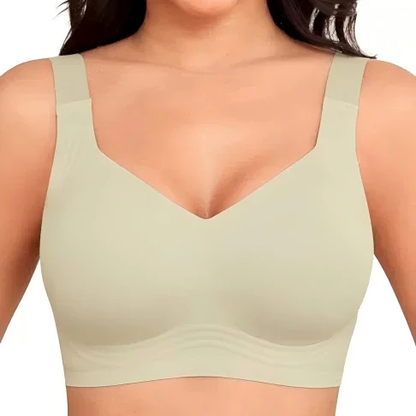 Full coverage wireless bra