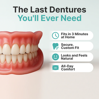 🌎Ends Today: 70% OFF!  Medical Full Denture with Strong Suction