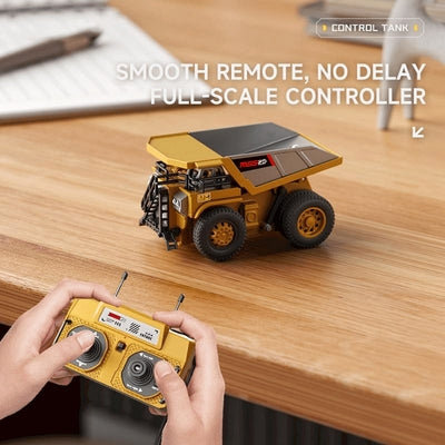 🚜 1/64 Premium Alloy Mini RC Construction Set – Forklift, Excavator u0026 Dump Truck (FREE Shipping Today Only)