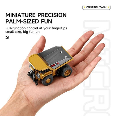 🚜 1/64 Premium Alloy Mini RC Construction Set – Forklift, Excavator u0026 Dump Truck (FREE Shipping Today Only)