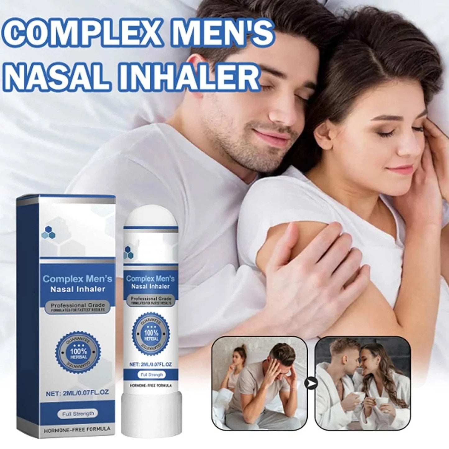 Complex Men's Nasal Inhaler Stick, Restores Energy And Vitality Everyday Comfort