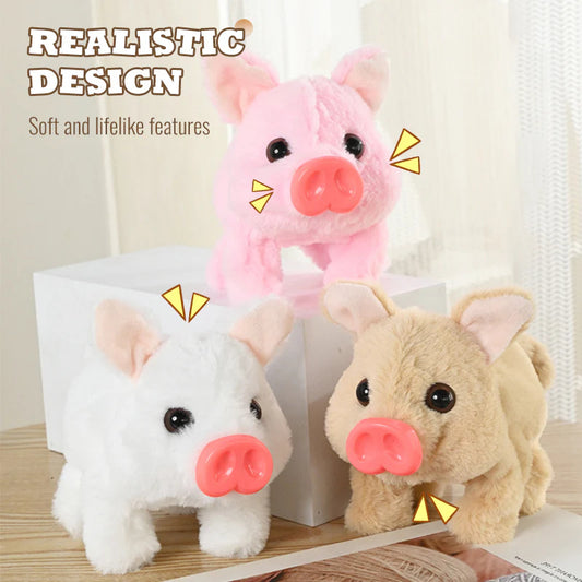 🎅Christmas Special Offer-Electric Pig Plush Realistic Toy-🎁The finest gift