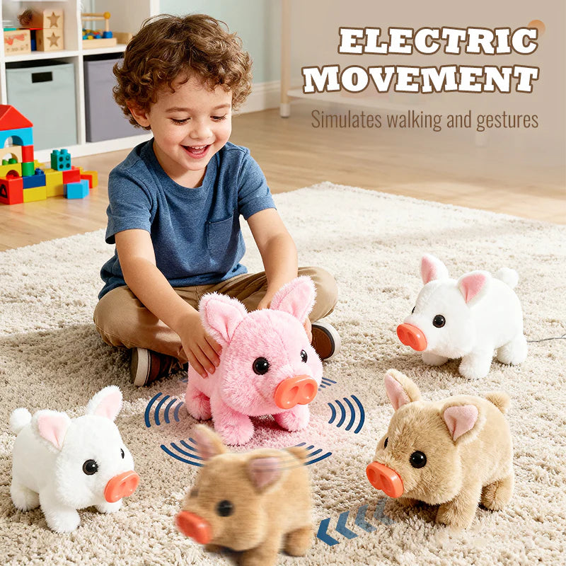 🎅Christmas Special Offer-Electric Pig Plush Realistic Toy-🎁The finest gift