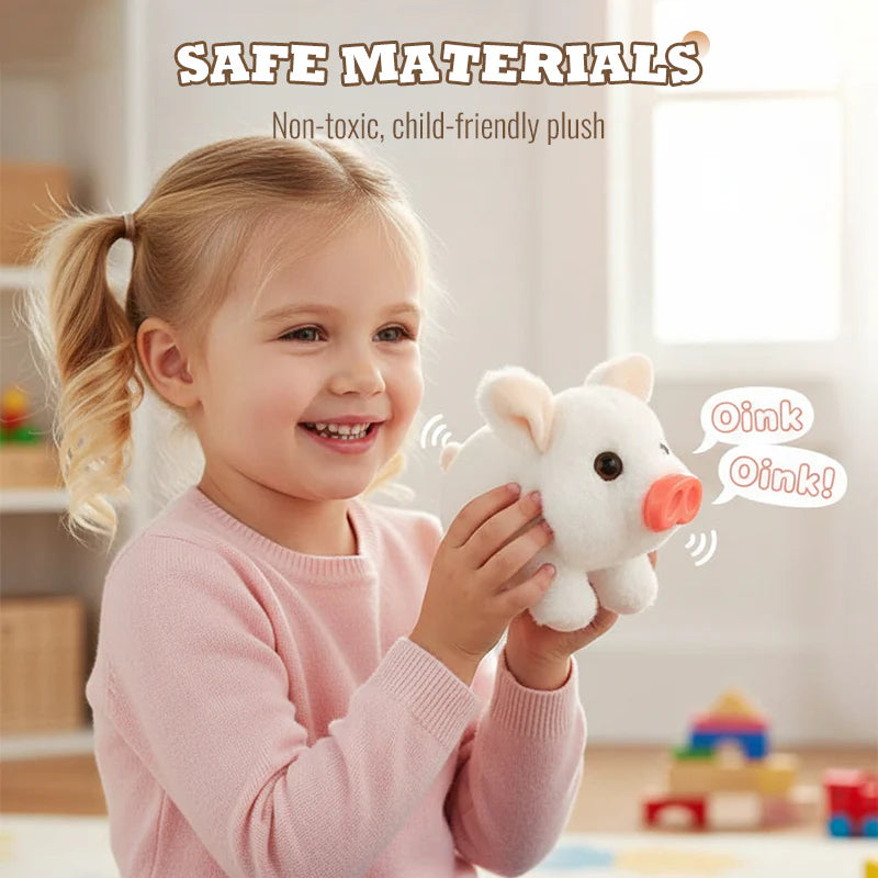 🎅Christmas Special Offer-Electric Pig Plush Realistic Toy-🎁The finest gift