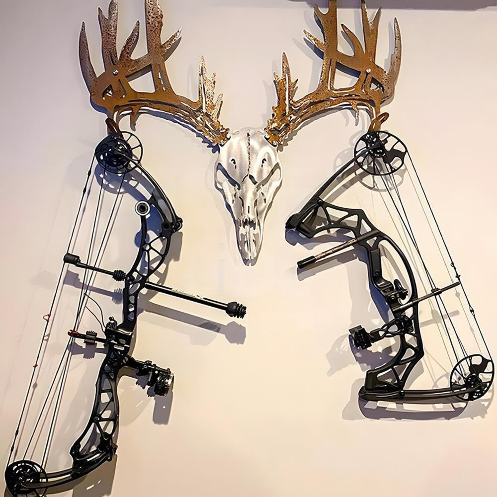 🔥Christmas gift 🎁Personalized Metal Deer Skull Rack
