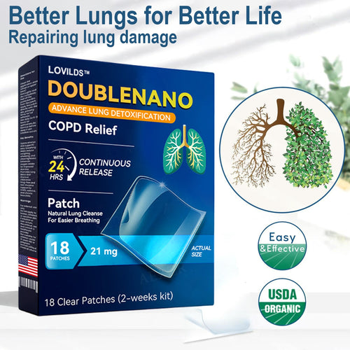 DoubleNano COPD Relief Patch (💝 Cough, wheezing, shortness of breath, sputum, stuffy nose, bronchitis, bronchitis, allergy symptoms, lung discomfort🫁)
